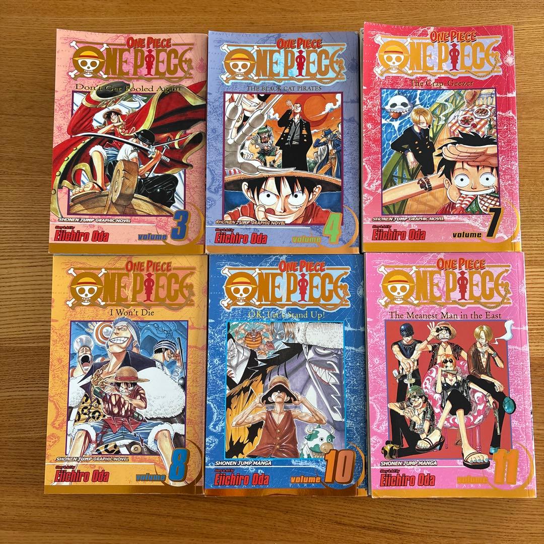 値下げ！ワンピース/ONE PIECE【英語版】3,4,7,8,10,11セット - メルカリ
