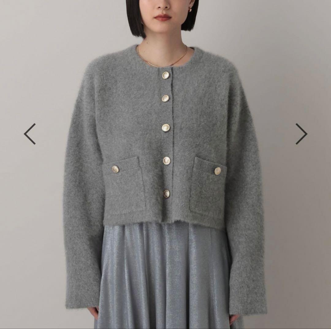 A part by CNラクーンコンキンボタンカーディガン 美品 - メルカリ