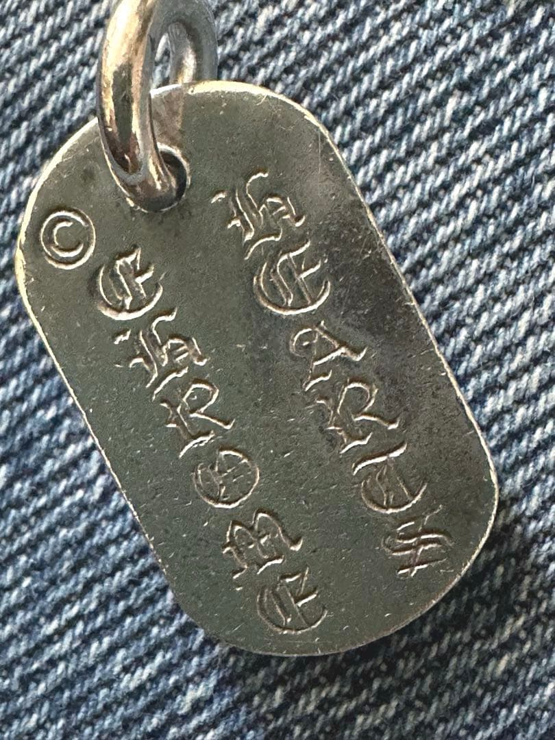 CHROME HEARTS レイズドセメタリークロスドッグタグ 1998 NYC