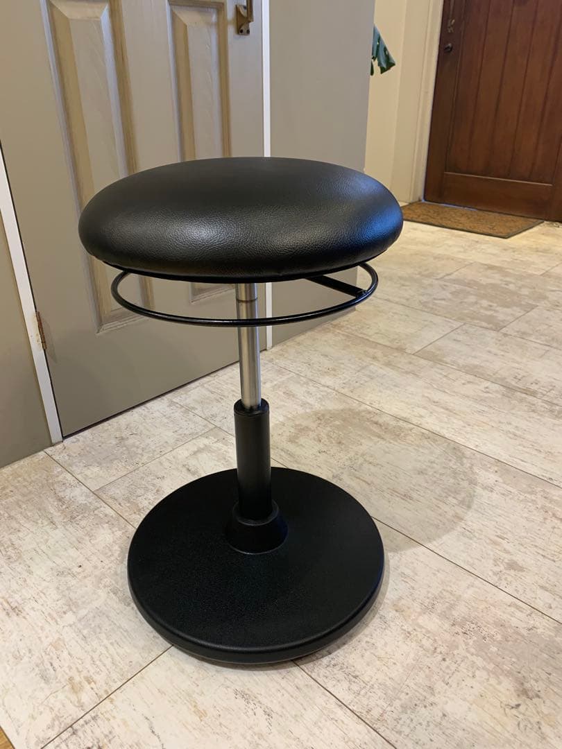 ギックリ、腰痛予防スイング椅子 作業椅子 座面スイングタイプ 高さ調節 6段階調節 プロワークチェア