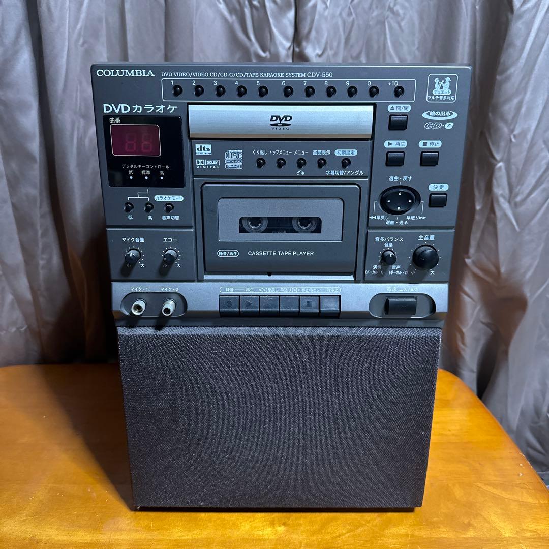 COLUMBIA DVDカラオケシステム CRV-560 Columbia - DVD&カセット、カラオケシステム(COLUMBIA)の通販 by tavo