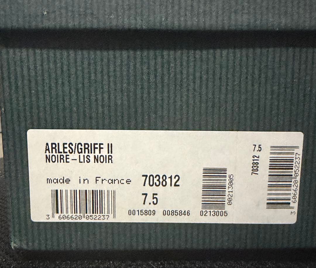 美used Paraboot ARLES 26.0cm ARLES Noir