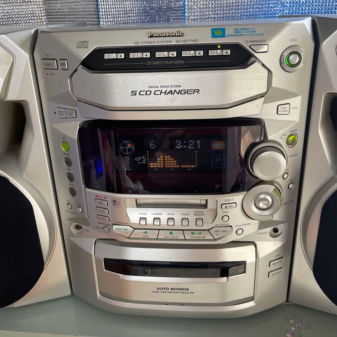 パナソニック SA-NS77MD コンポ - メルカリ
