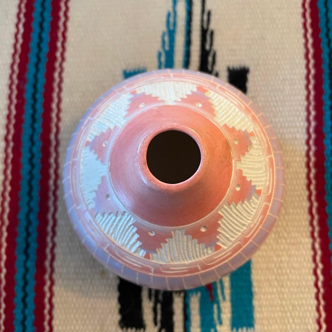 貴重！ネイティブアメリカン Navajo壷 ナバホ族プエブロ ヴィンテージ雑貨