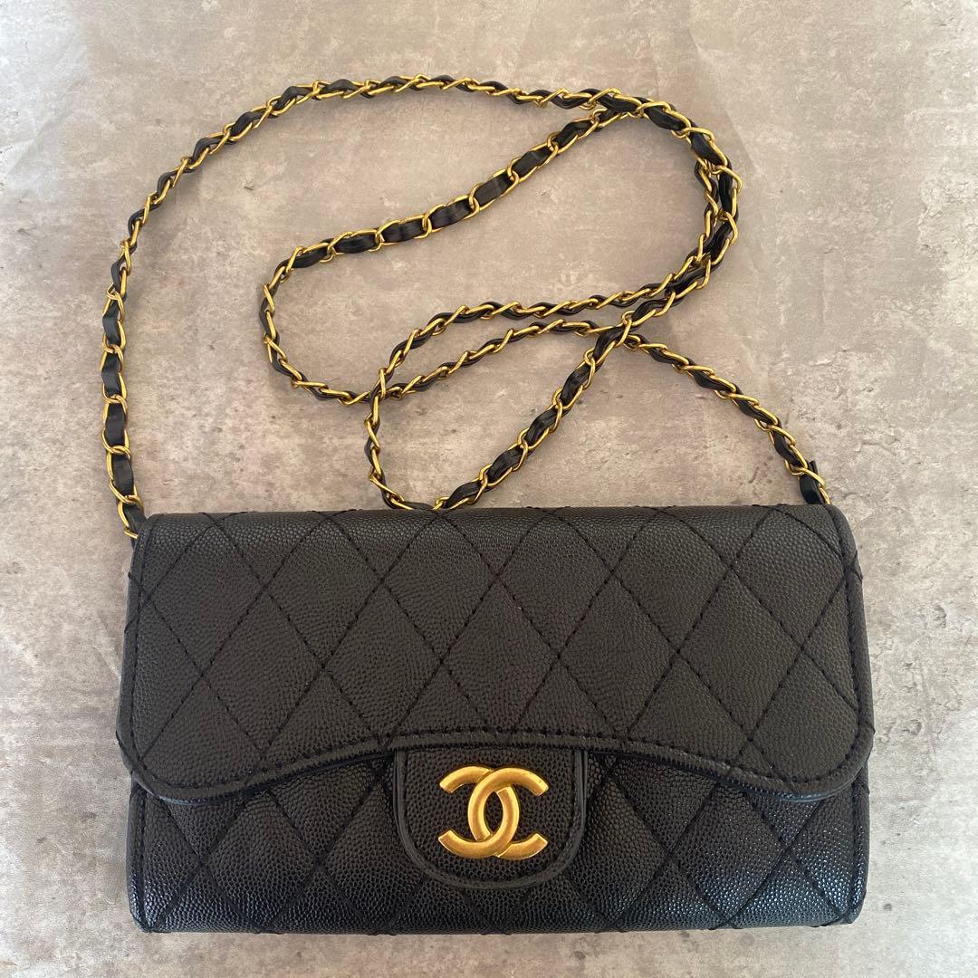 CHANEL キルティング デザイン チェーンショルダー バッグノベルティ CHANEL キルティング チェーン ショルダーバッグ ハンドバッグ