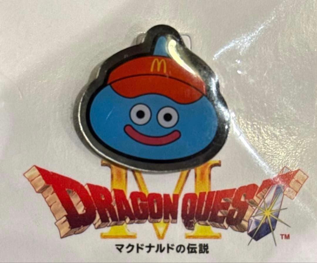 ドラクエ×マクドナルド コラボ スライム ピンバッジ 非売品 限定グッズ