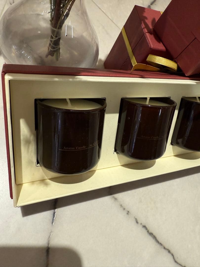 リンクオリジナルメーカーズ クリスマス限定アロマキャンドル 3個