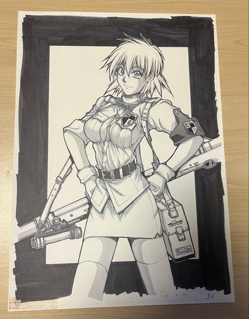 即購入可】ヘルシング HELLSING 平野耕太 複製原画 セラス - メルカリ