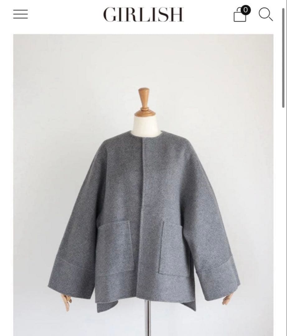 美品】girlish St.cecilia リバーウールコート - メルカリ