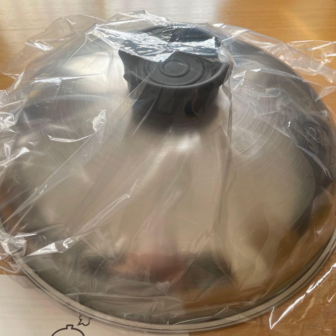 Arnest/アーネスト とにかく洗いやすいステンレス卓上鍋&蒸し器【30cm