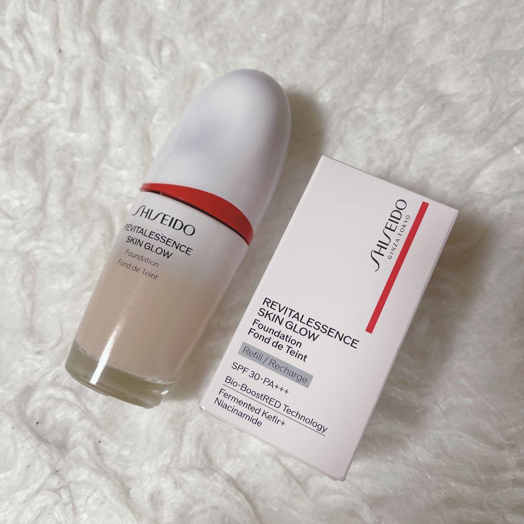 資生堂 エッセンススキングロウファンデーション140 本体&レフィル エッセンス スキングロウ ファンデーション （レフィル