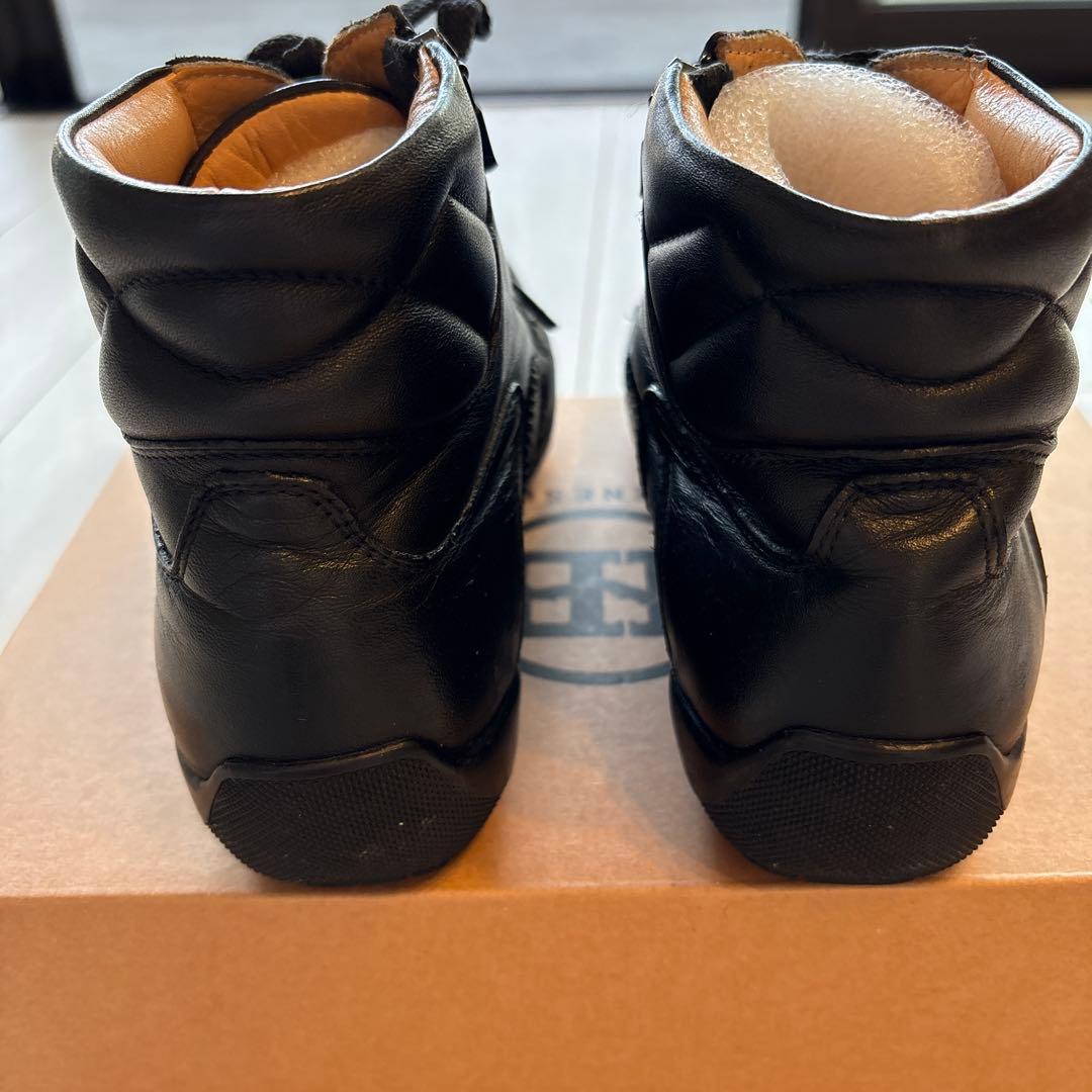 BENESU ベネシュ ブラックレザーブーツ 23cm