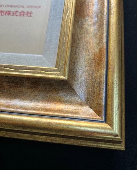 F20サイズ金色玉虫クラシック色額縁アクリル入り