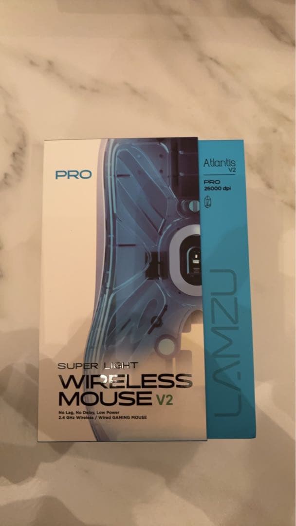 Lamzu Atlantis V2 白 LAMZU ATLANTIS OG V2 PRO(4K Compatible)