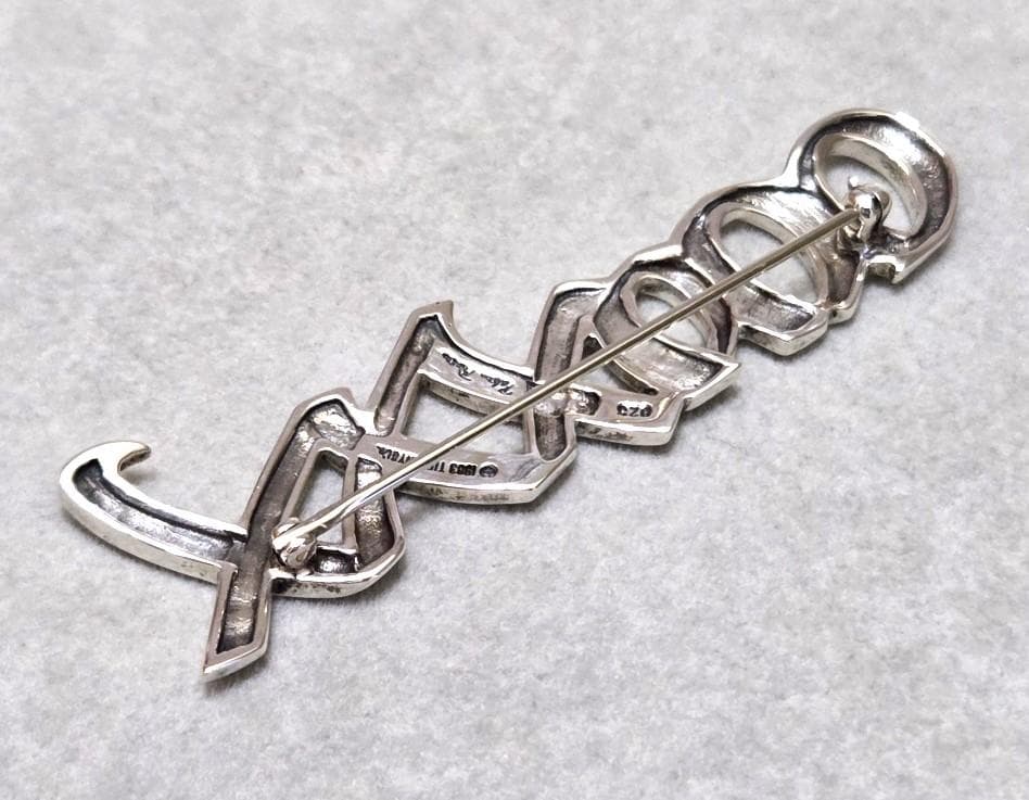 ティファニー パロマピカソ ラブ＆キス SV925ブローチ 箱付き 41703