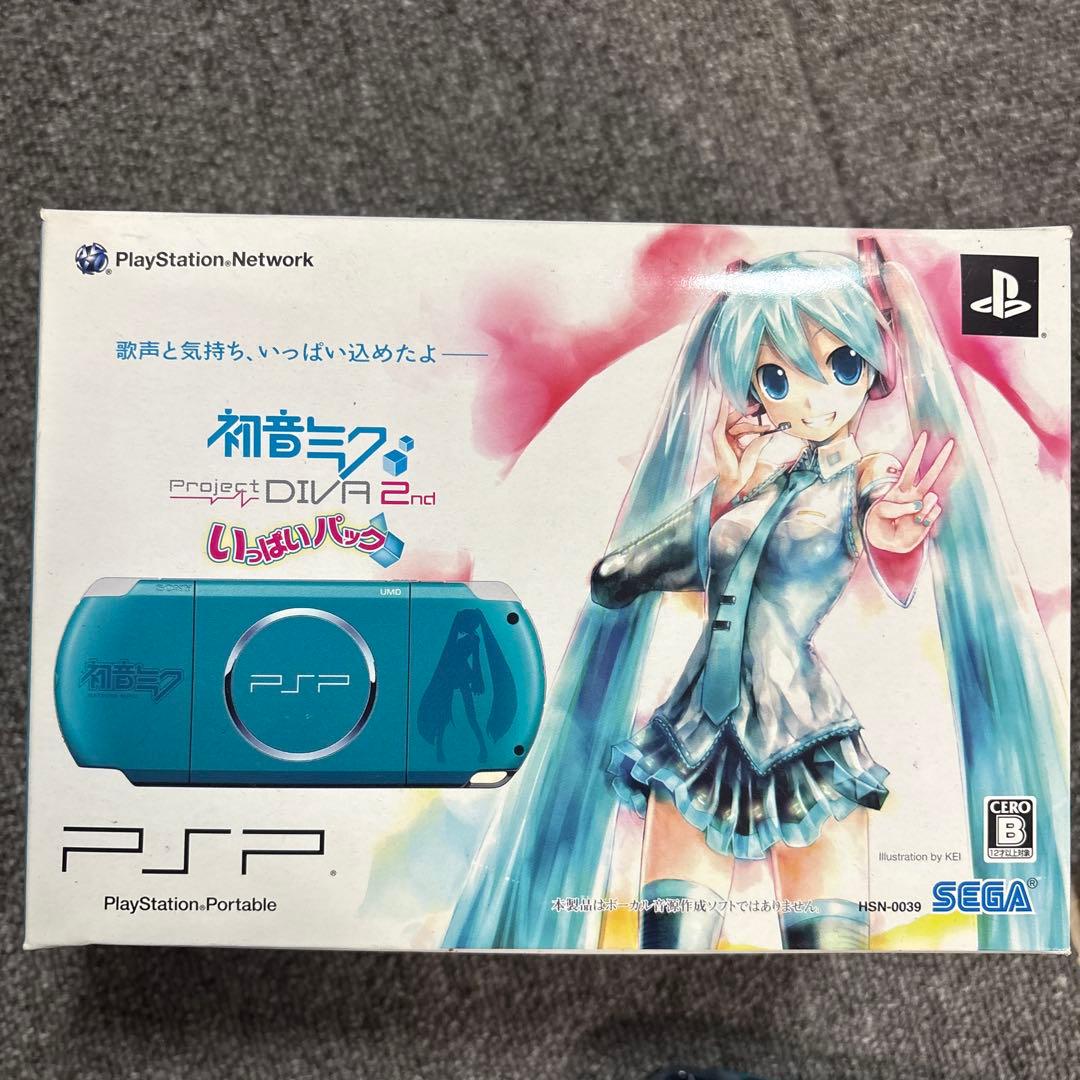 psp 初音ミク　いっぱいパック　本体　付属品 PSP「初音ミク -Project DIVA- 2nd いっぱいパック」