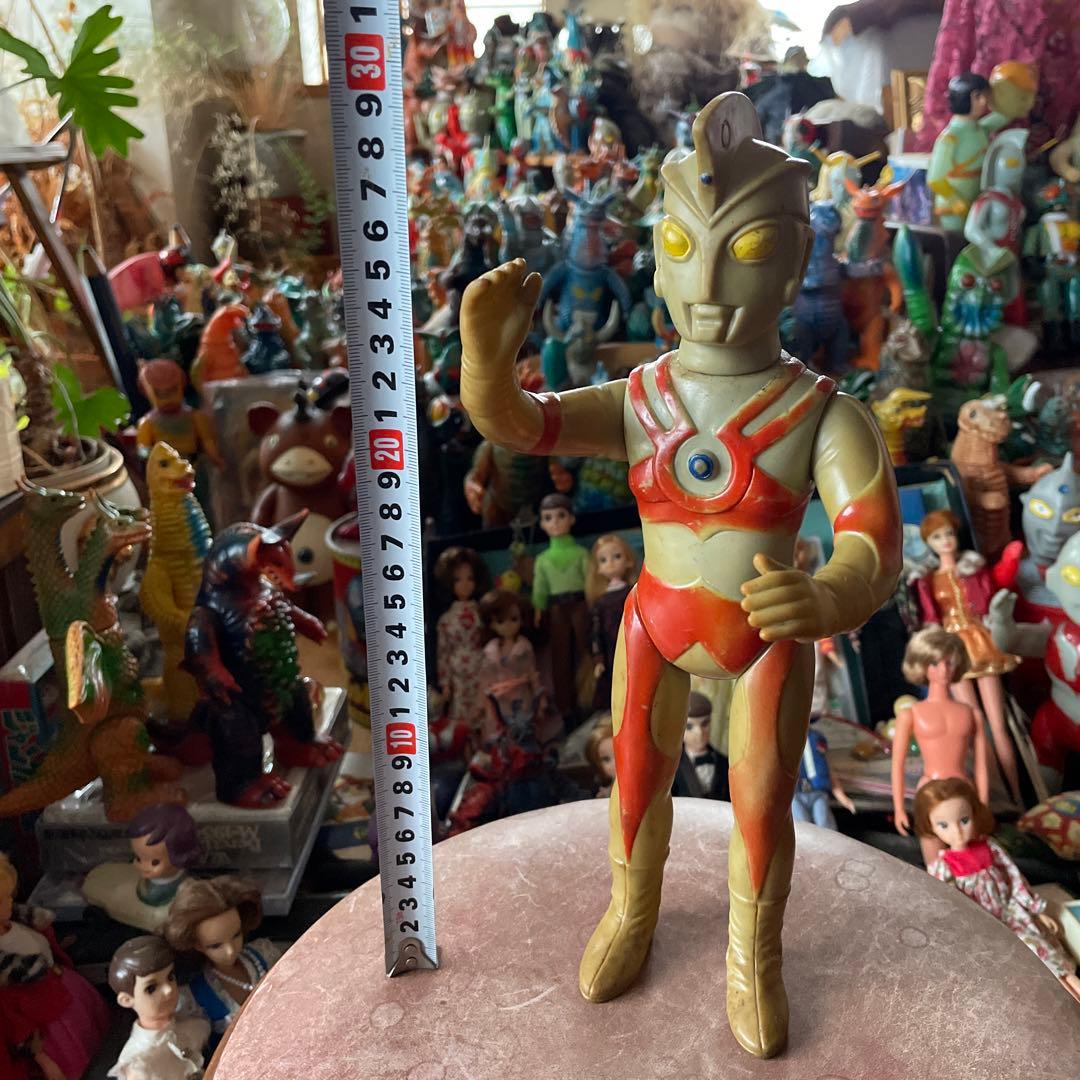 当時物　ウルトラマンエース　　　 　ブルマーク　ビッグサイズ Yahoo!オークション - ブルマァクウルトラマンエース 特大ソフビ 面取