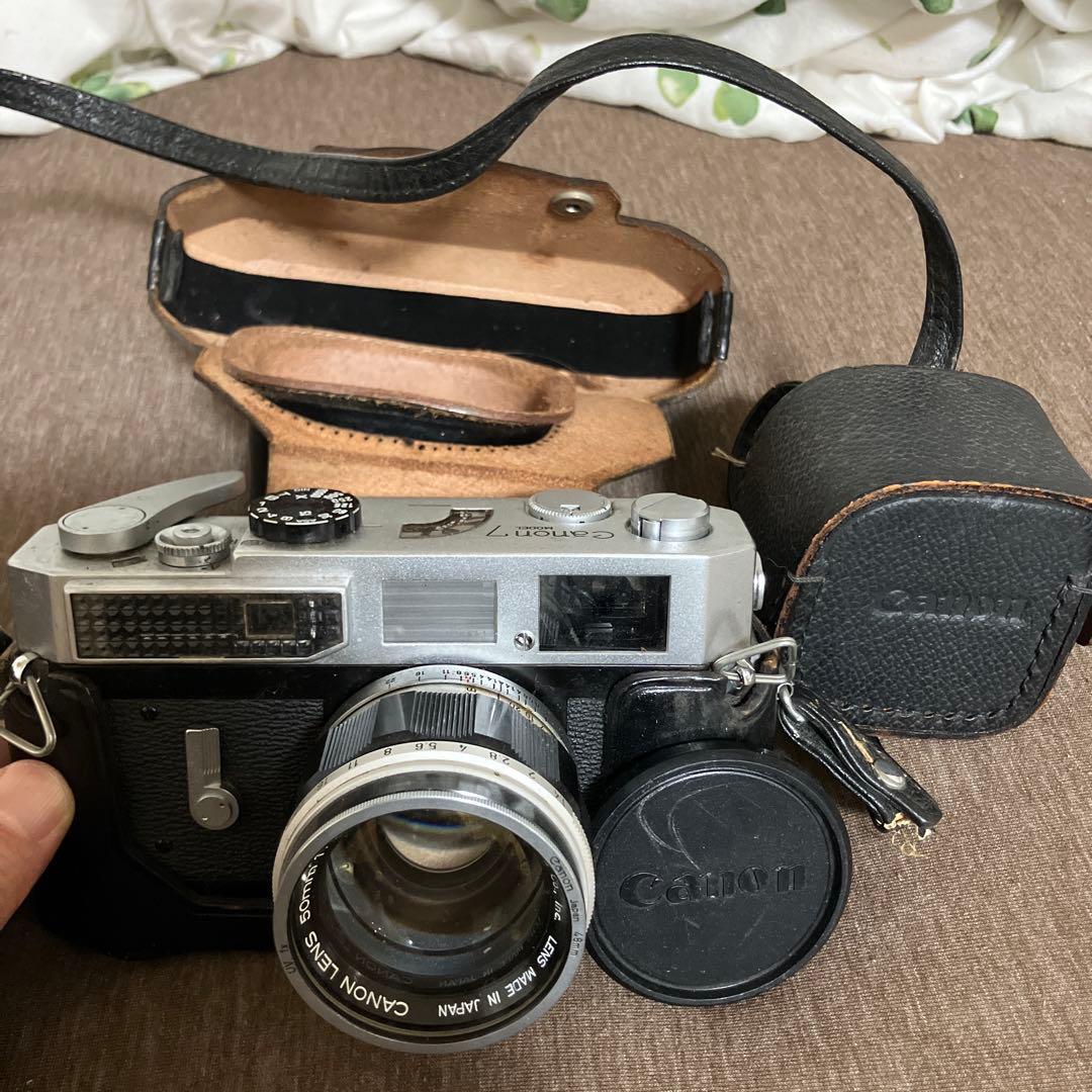 Canon Model 7 レンジファインダーフィルムカメラ　レンズとカバー付き 5🎞️📷 Canon7 フィルムカメラ レンジファインダー｜Ynofilm