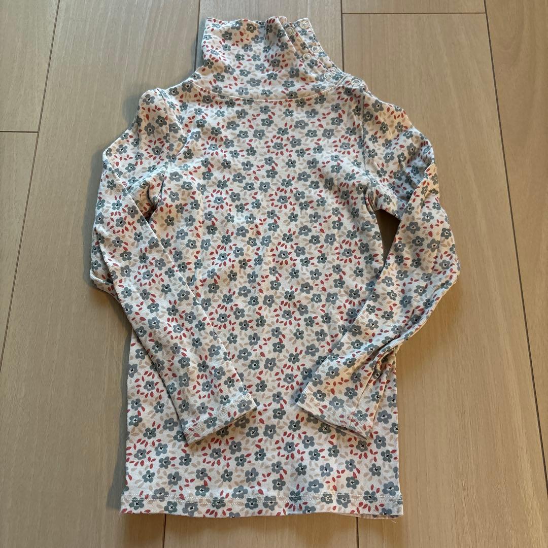 soor ploom 花柄 ハイネック Tシャツ 2y meadow Field Tee in Fleur Print Sorbet by Soor Ploom – Junior Edition