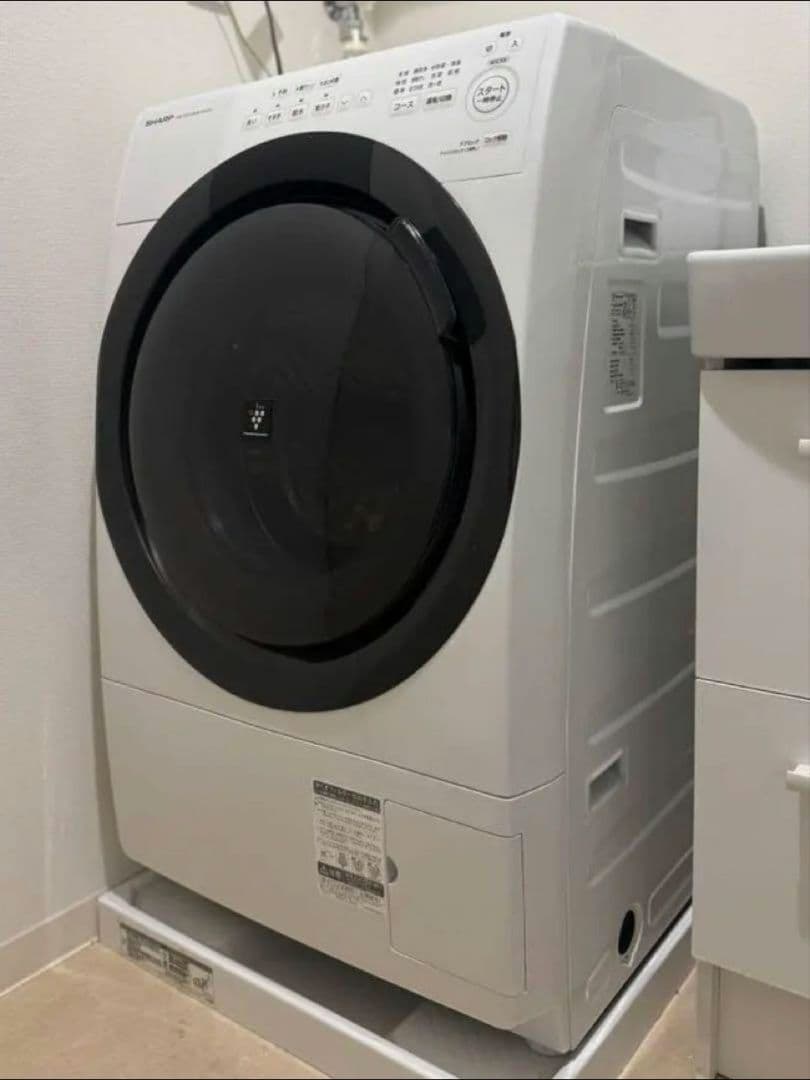 【SHARP】 2023年製 ドラム式洗濯乾燥機 ES-S7H-WL ドラム式洗濯乾燥機 ホワイト ES-S7H-WL [洗濯7.0kg /乾燥3.5kg