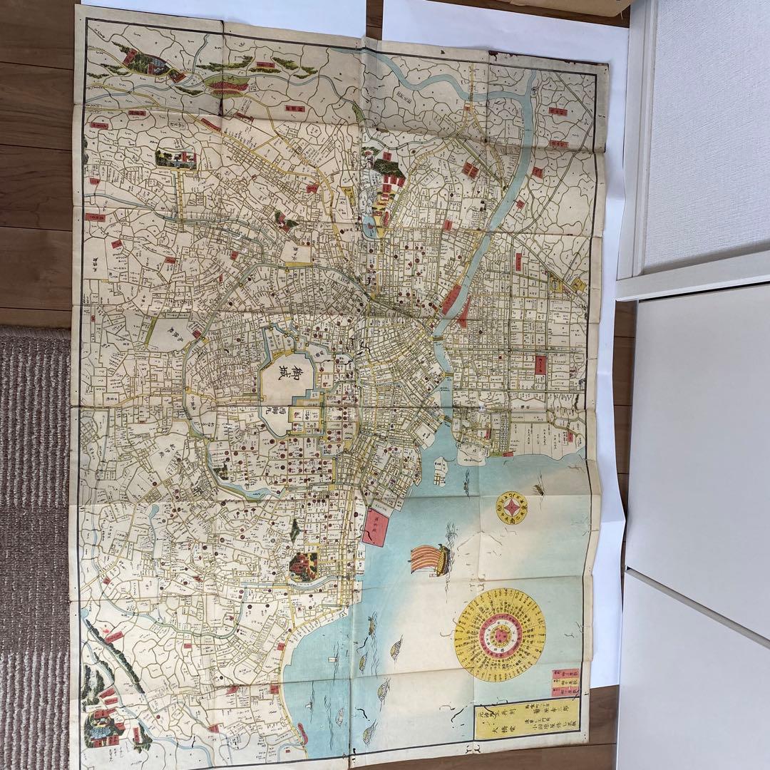 江戸城周辺 大名屋敷詳細地図 歴代帝稜巡礼図 非売品 レア資料 - メルカリ