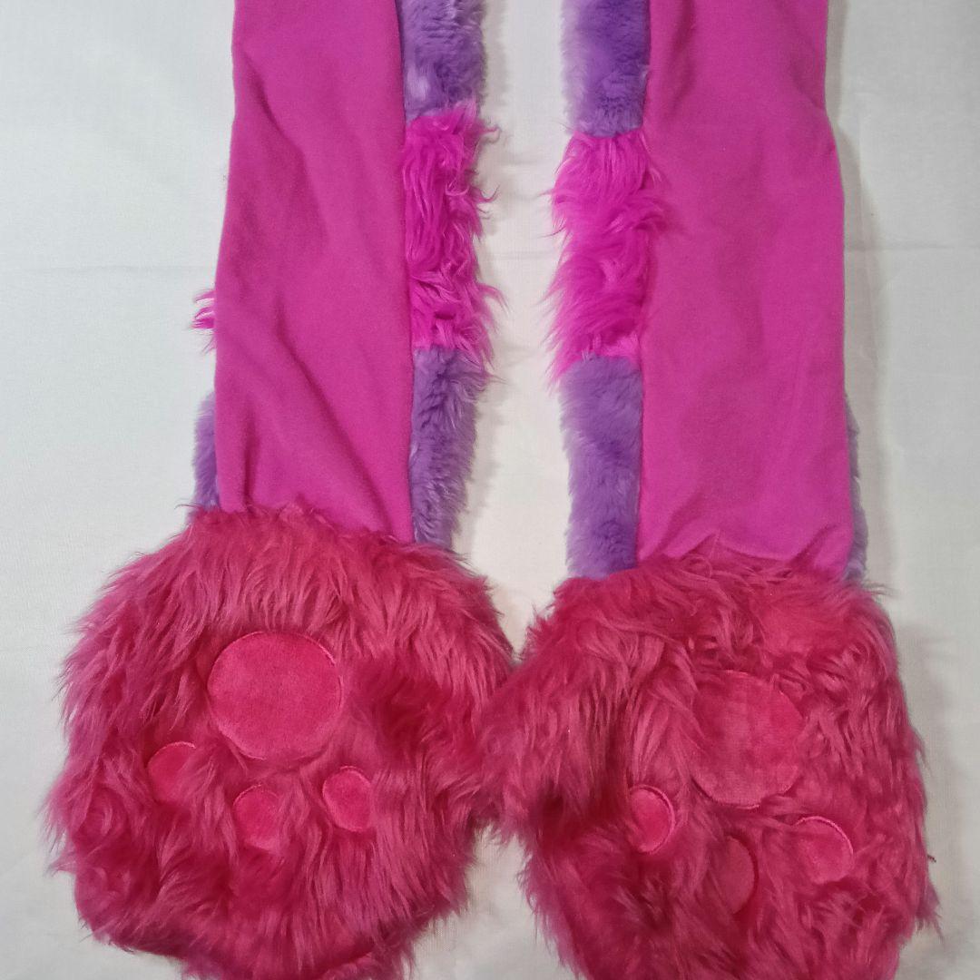 チェシャ猫マフラーキャップ ファンキャップ ディズニー - メルカリ