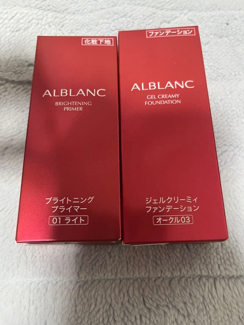 ALBLANC ブライトニングプライマー & ジェルクリーミィファンデーション 花王 ALBLANC（アルブラン） 商品情報 ジェルクリーミィファンデーション