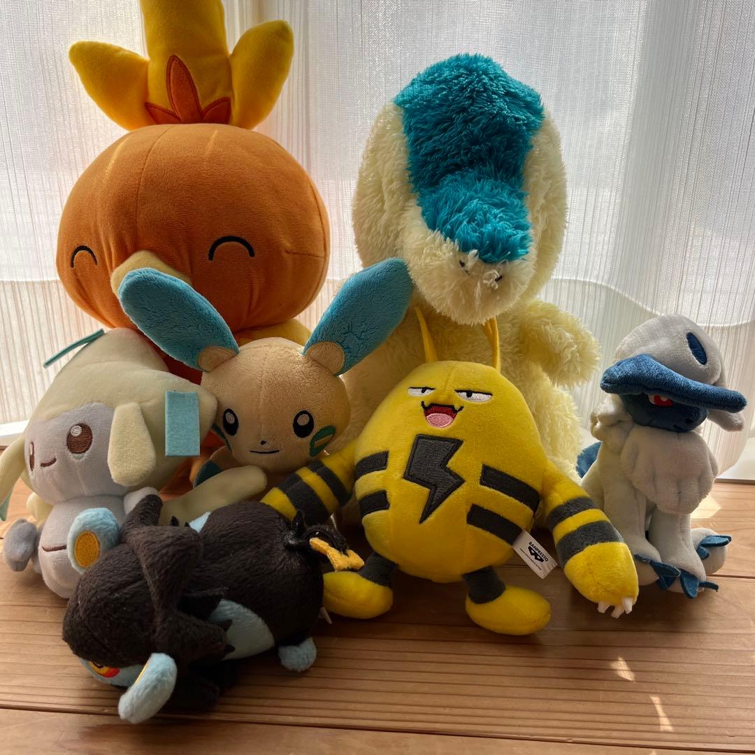 ポケモンのぬいぐるみ7体セット - メルカリ