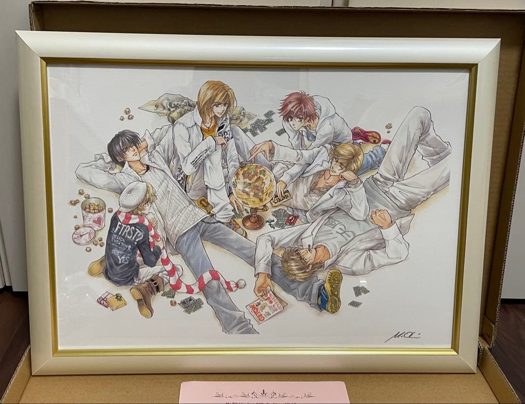 デミアン症候群 沖麻実也 直筆サイン入り額装 複製原画 - メルカリ