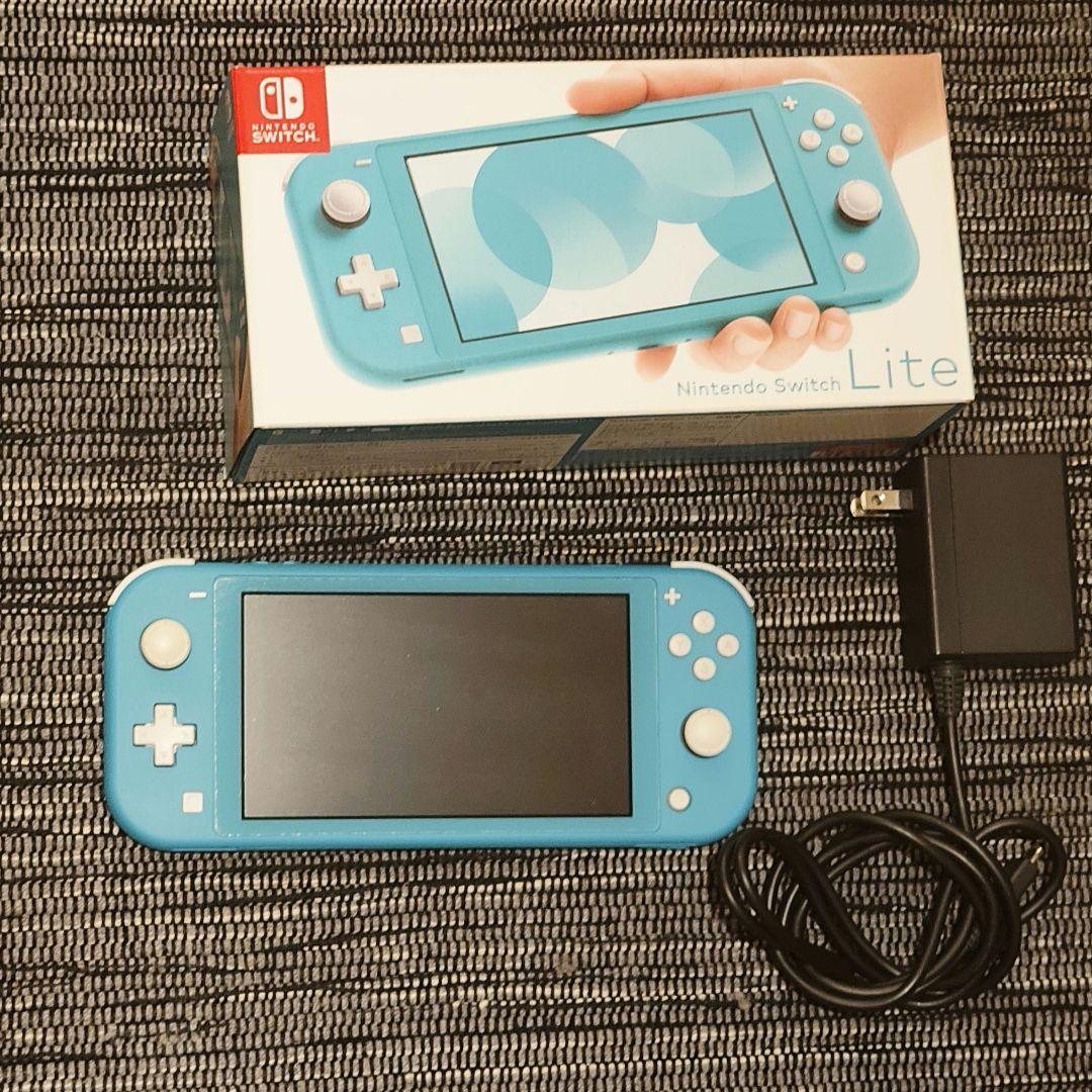 ​純正アダプター付NintendoSwitchLiteターコイズ本体 2021年 Nintendo Switch Lite 本体【 純正ACアダプタ 】選べるカラー5色