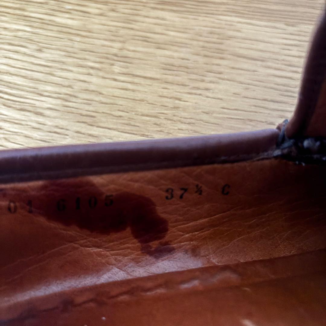 GUCCI ホースビットローファー ブラウン 7.5C サイズ23.5cm相当