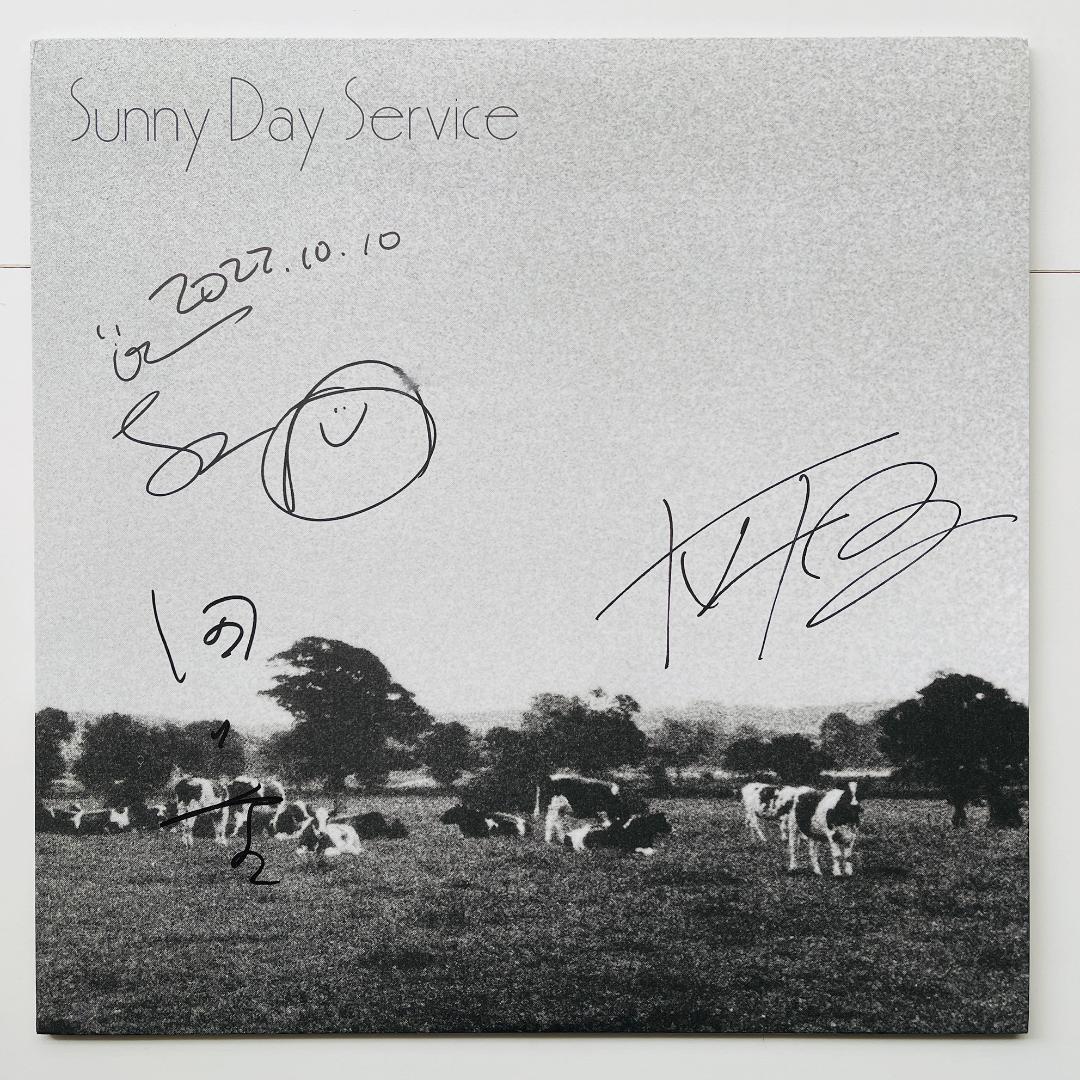 貴重 サイン入りジャケット レコード サニーデイ・サービス 曽我部恵一