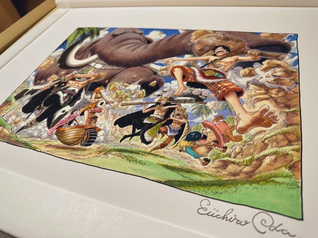 世界20部限定複製原画】ONE PIECE / Mammoth - メルカリ