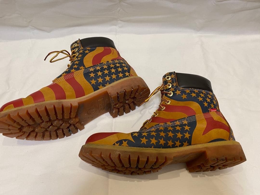 美品】シュプリーム × ティンバーランド ブーツ 星条旗 US9 - メルカリ