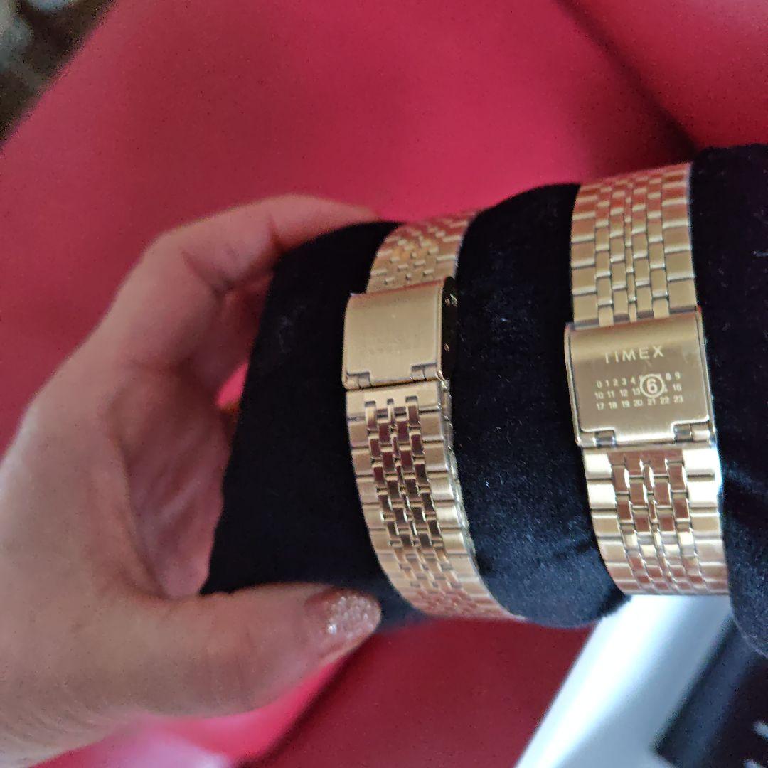MM6TIMEX ゴールド デジタル腕時計 - メルカリ