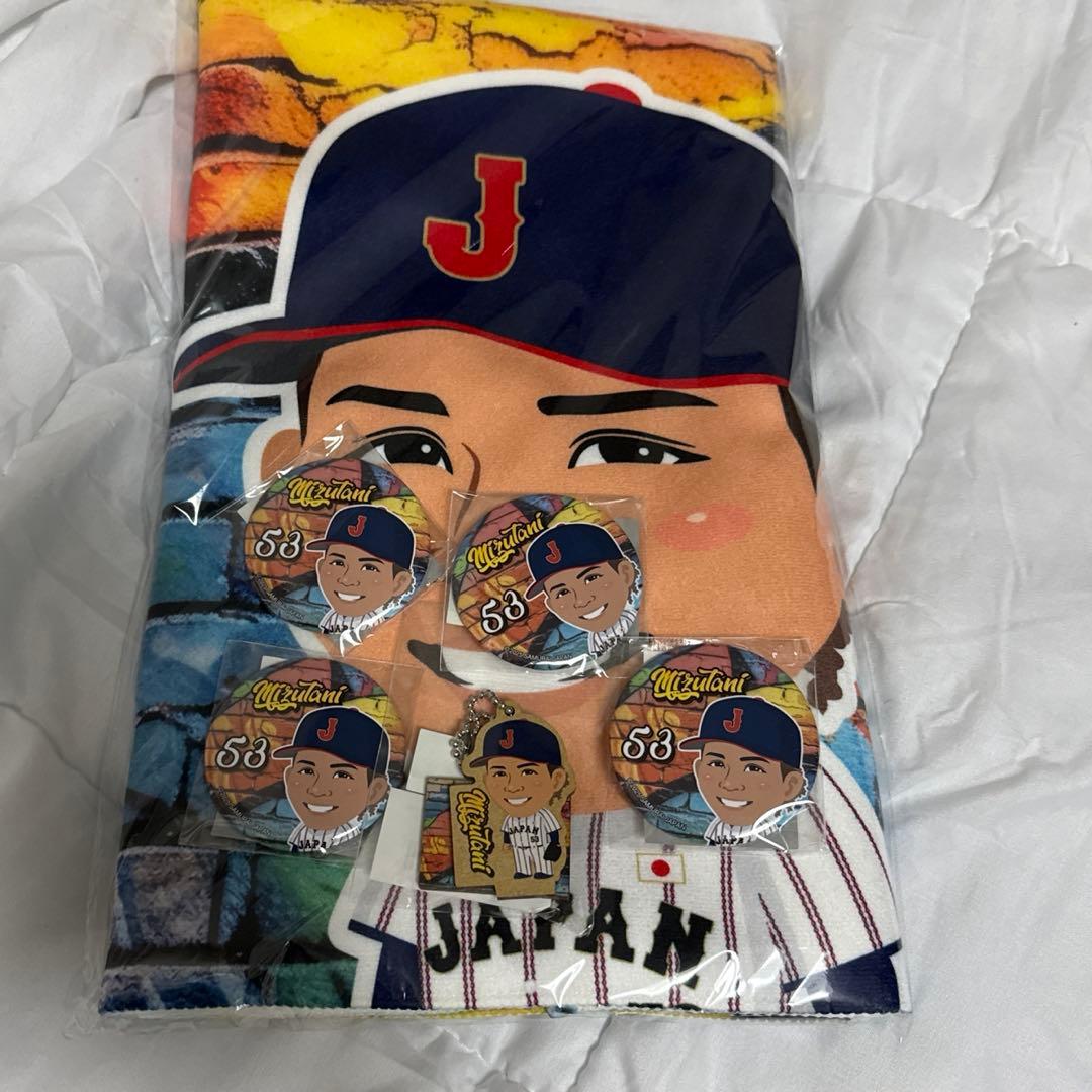 水谷瞬　SR 侍　ガチャ 2025年3月侍ジャパン選手名入りスクエアキーホルダー 53水谷瞬 - 侍