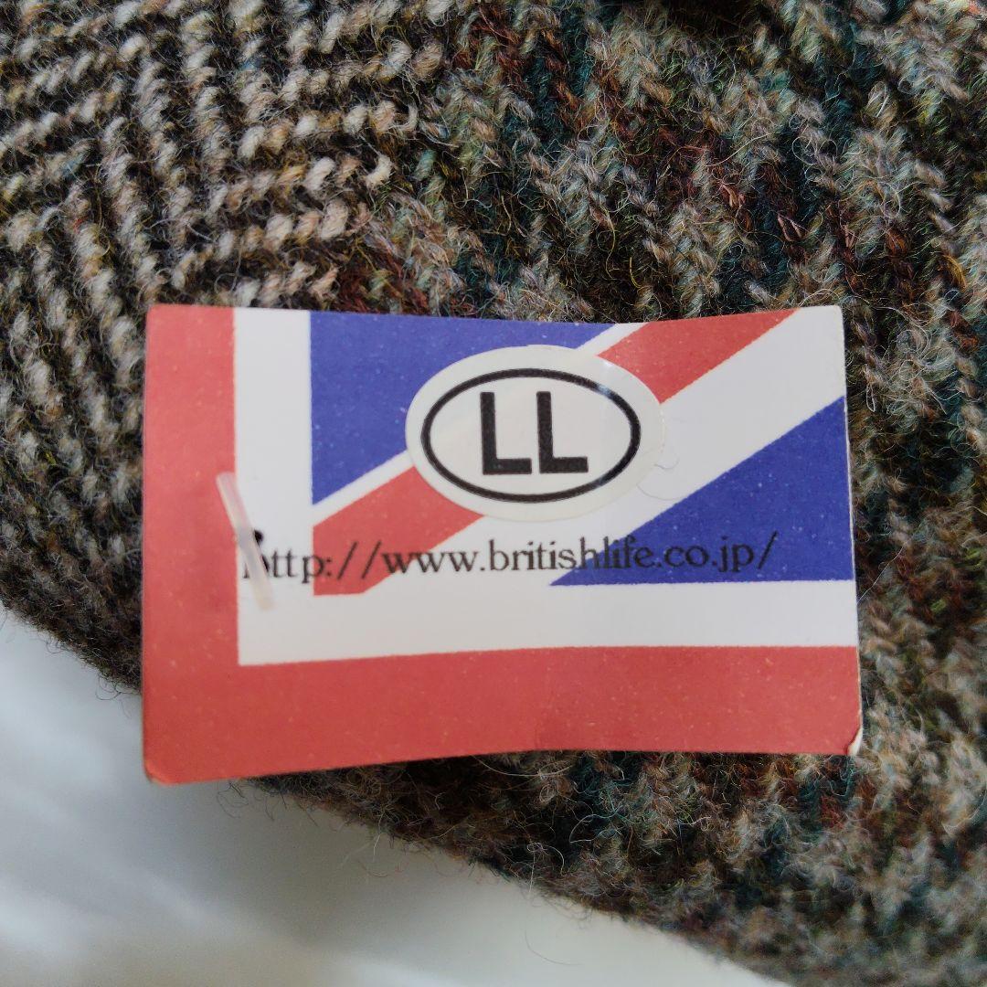 新品 GLENAPPIN ハリスツイードパッチワーク ベイカーボーイ