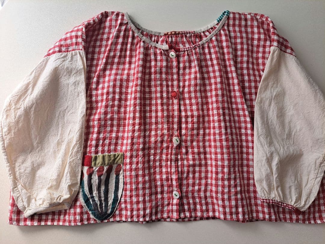 早川ユミさん　ジャケットブラウス　赤チェック きょうまで、早川ユミさんの「種まき便」ご紹介しています。ユミさん