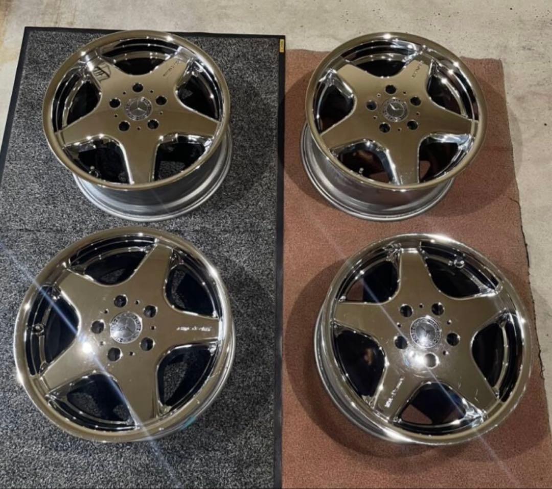 Gクラス純正ホイール　クローム加工品 AMG 4本　8.5Jx18+48