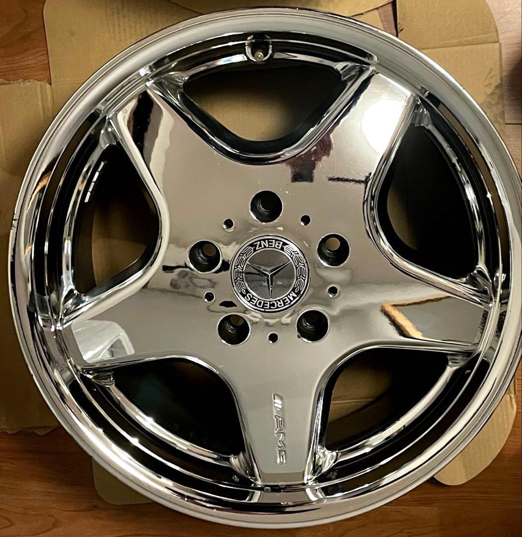 Gクラス純正ホイール　クローム加工品 AMG 4本　8.5Jx18+48