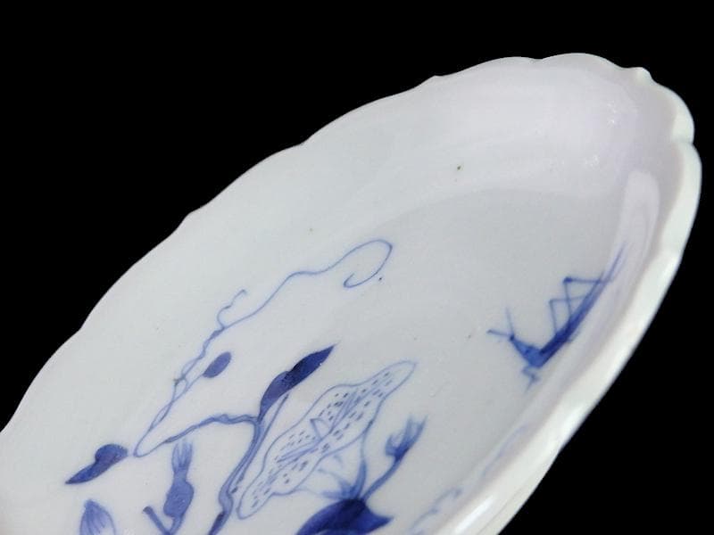 古伊万里 染付 朝顔にバッタの図 豆皿 手塩皿 D815AS-CQf - メルカリ