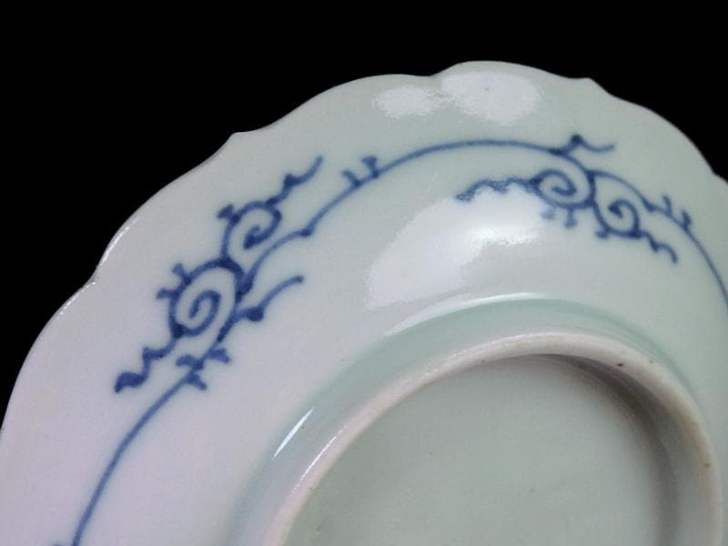 古伊万里 染付 朝顔にバッタの図 豆皿 手塩皿 D815AS-CQf - メルカリ