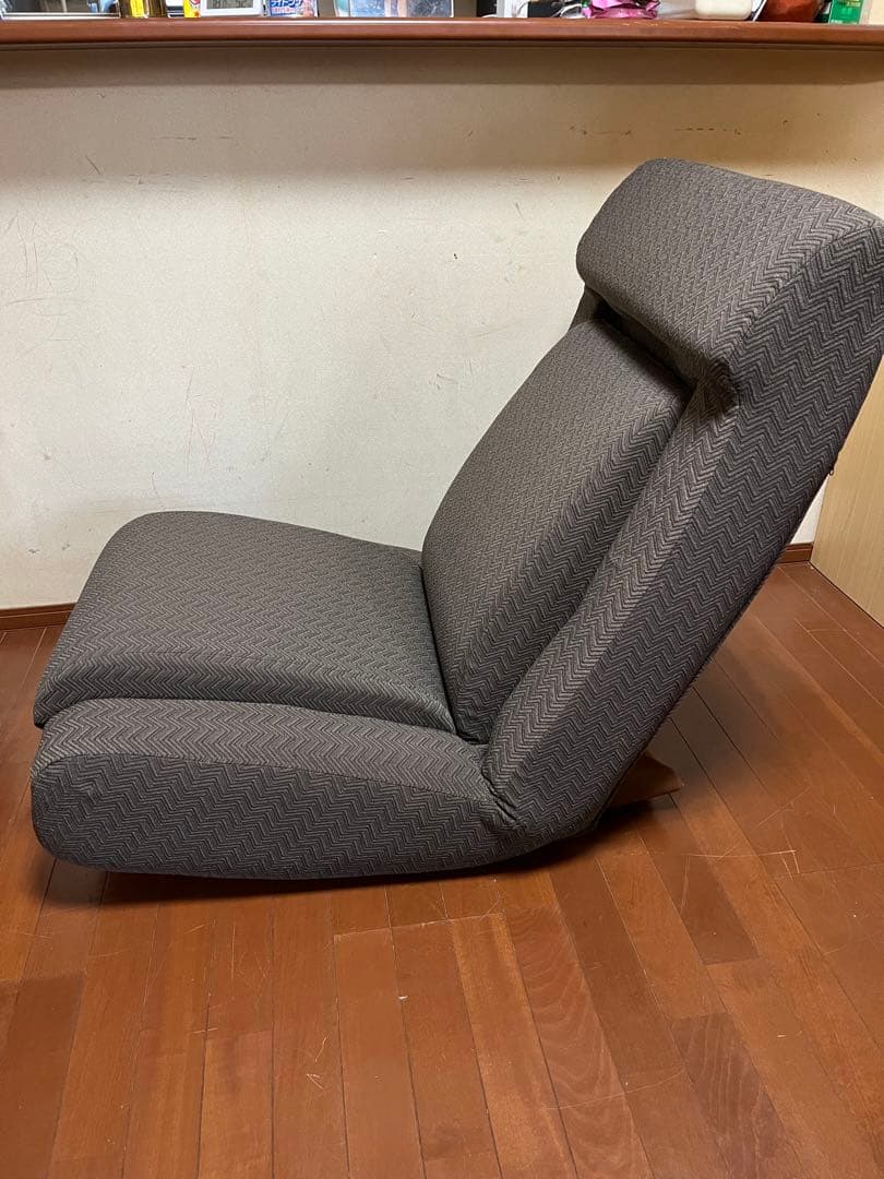 【ロッキングチェア】ブリヂストン　ロッキングソファ　オットマン付き　ブラウン色 ロッキングチェア 2026新登場 シングルソファー 北欧 ソファー