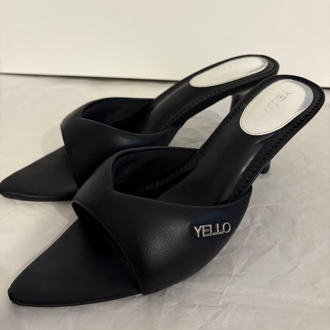 YELLO イエロ　ONYX SANDALS ブラック ミュール YELLO イエロ ONYX SANDALS ブラック ミュール YELLO イエロ ONYX