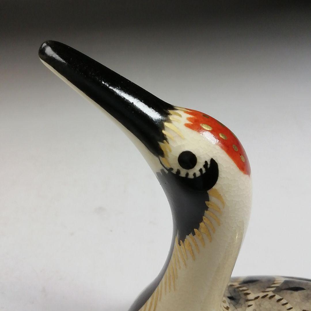 W98 香合 『仁清写 鶴』『平安 手塚桐鳳 造』 共箱 茶道具 - メルカリ