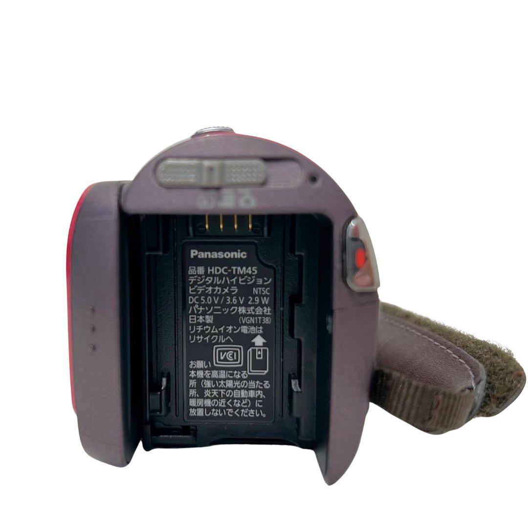 美品】Panasonic HDC-TM45 レッド／ビデオカメラ32 GB内蔵 - メルカリ
