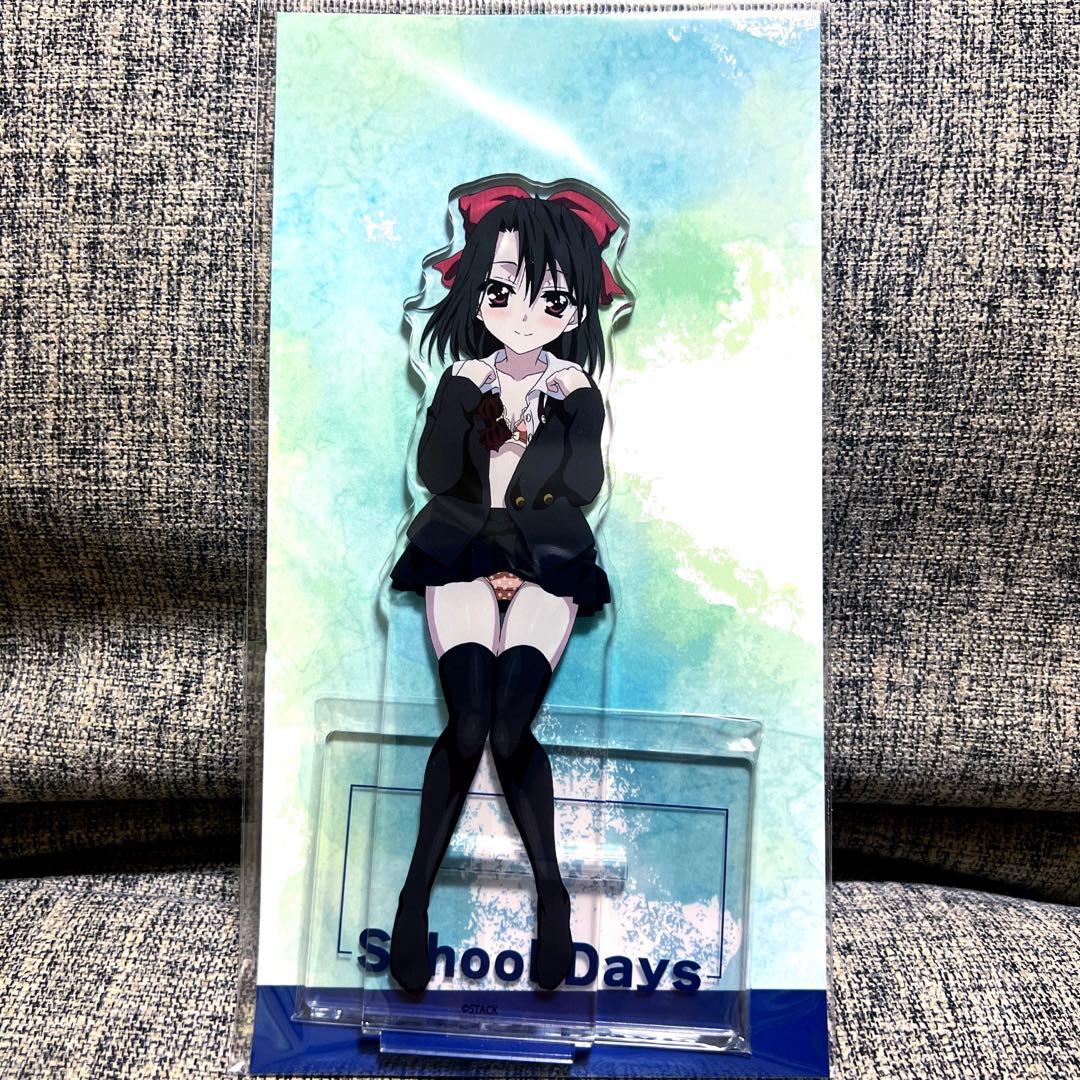 SchoolDays 清浦刹那 描き下ろしイラスト アクリルスタンド - メルカリ