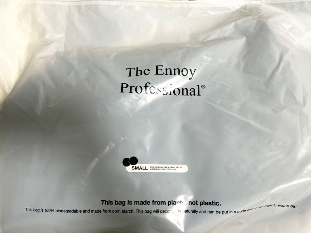 ENNOY スウェット セットアップ ブラック Sサイズ - メルカリ