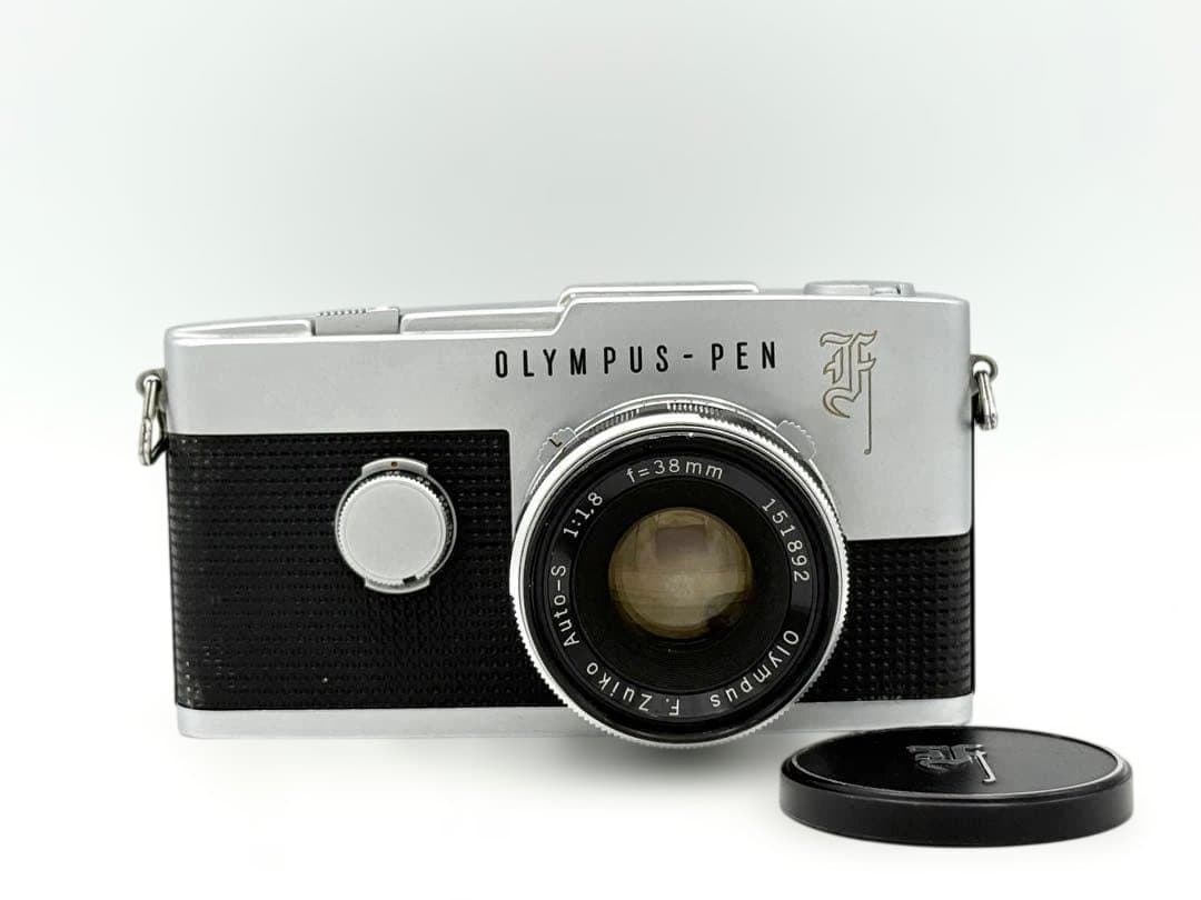 【完動品】OLYMPUS PEN-F 花文字 + 標準レンズ ハーフカメラ 完動品OLYMPUS PEN-F 花文字 + 標準レンズ ハーフカメラ ハーフ