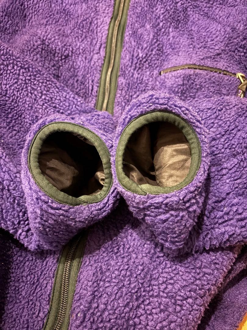 美品 パタゴニア グリセード エッグプラント XL パイル フリース